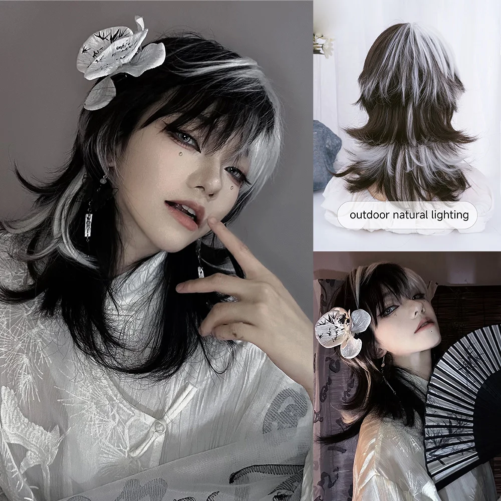 Synthetic Braided Wigs For Black Women - Pelucas sintéticas de Color blanco y