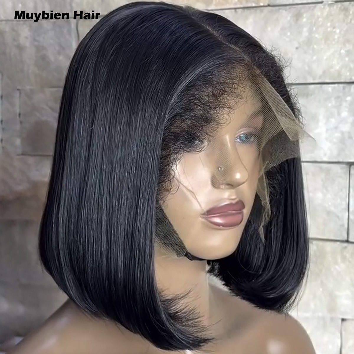 Glueless Wear And Go Human Hair Wig - Peluca Bob de Cabello Humano 100%