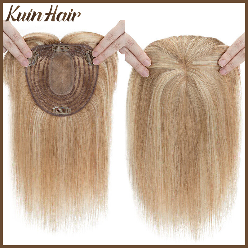 Seamless Clip In Hair Extensions Human Hair - Base de seda superior para mujer,