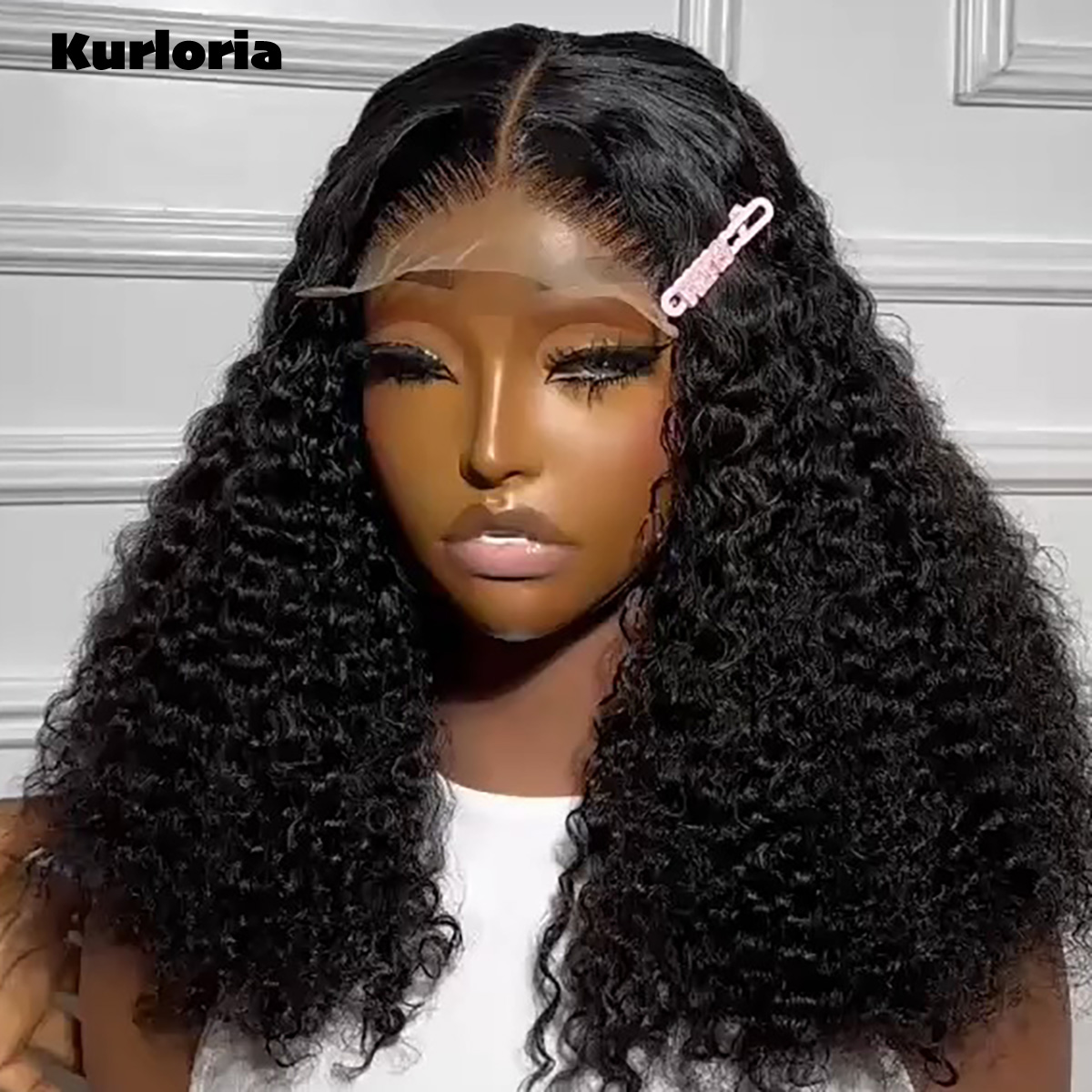 Glueless Wear And Go Human Hair Wig - Peluca con frente de encaje, de