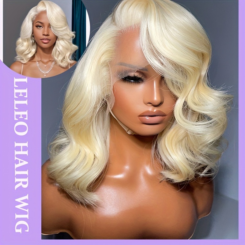 613 Blonde Body Wave Lace Front Wig - Peluca con frente de encaje 613,