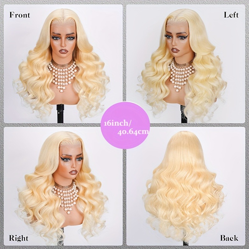 Peluca con frente de encaje 61 - 613 Blonde Body Wave Lace Front Wig reseña y precio
