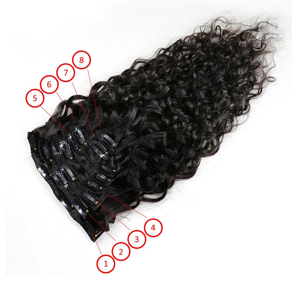 Extensiones de Cabello Humano  - Seamless Clip In Hair Extensions Human Hair reseña y precio