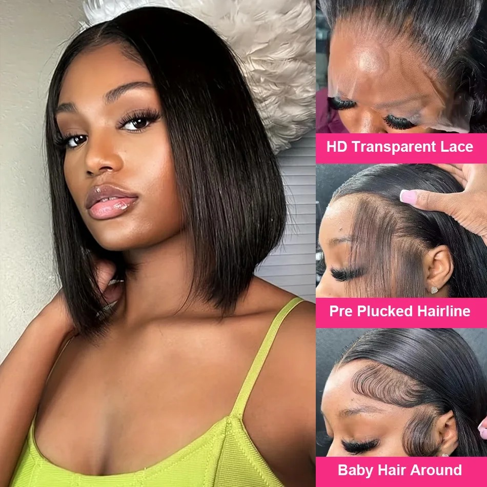 Peluca Bob de cabello humano,  - Glueless Wear And Go Human Hair Wig reseña y precio