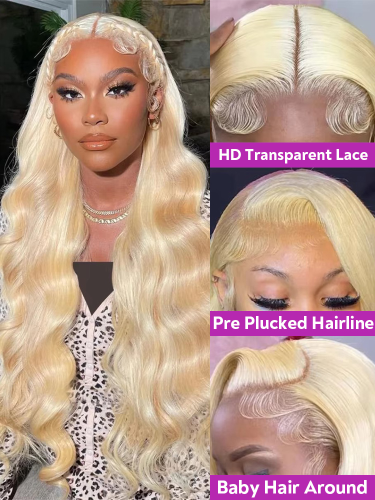 Peluca de encaje frontal ondul - 613 Blonde Body Wave Lace Front Wig reseña y precio